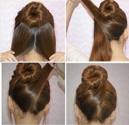 Chignon avec beigne