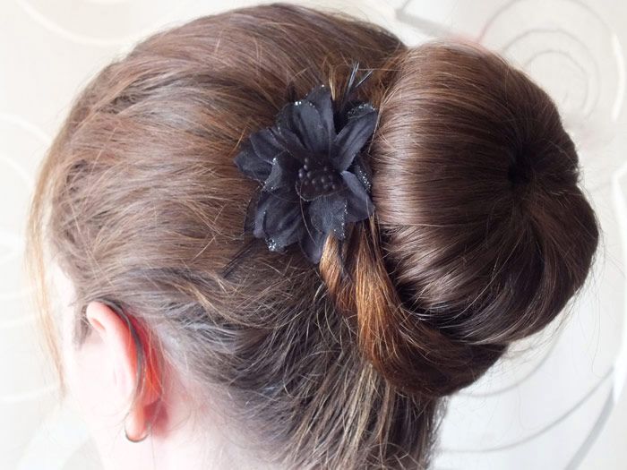 Chignon donut tuto